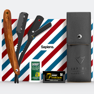 Sapiens straight razor - Wood Edition